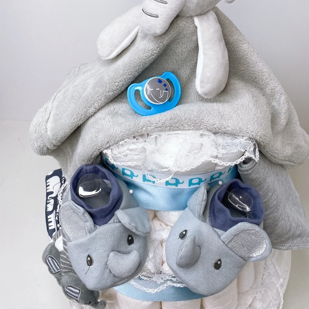 Elephant Diaper Cake